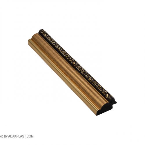AP306-206G - اداک پلاست - ۳ سانت گلدار طلایی - قاب عکس پی وی سی - پی وی سی -
