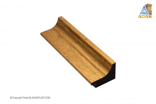 AP475-216 - قاب عکس ۴ سانت توگود - ۴ سانت توگود طلایی - ۴ سانت توگرد - طلایی - مواد پی وی سی - قاب عکس پی وی سی -