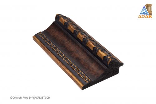 AP822-66-270 - قاب عکس ۸ سانت - قاب عکس ۸ سانت توگرد - قاب عکس قهوه ای رنگ - قاب عکس توگرد قهوه ای رنگ - قاب عکس پی وی سی - قاب عکس سلطنتی -