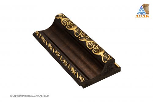 AP815-356 - قاب عکس ۸ سانت - قاب عکس ۸ سانت توگرد - قاب عکس رنگ طلایی - قاب عکس توگرد رنگ طلایی - قاب عکس پی وی سی - قاب عکس سلطنتی - قاب عکس توگرد دوگل -