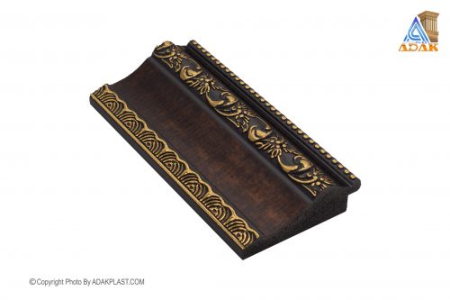 AP762-356HT - قاب عکس ۷ سانت - ۷ سانت ۳ گل - قاب عکس توگرد - قاب عکس قهوه ای رنگ - قاب عکس ۳ گل - قاب عکس ۳ گل کرم طلایی - قاب عکس سبک مدرن - قاب عکس توگرد قهوه ای -