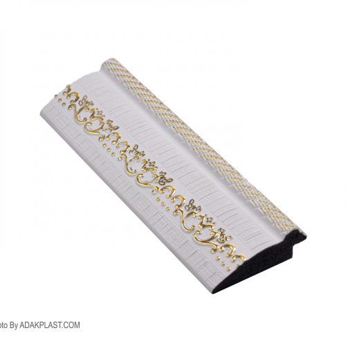 AP556-WGT - قاب عکس ۵ سانت - قاب عکس ۵ سانت روگرد گلدار - قاب عکس رنگ سفید طلایی - قاب عکس روگرد رنگ سفید - قاب عکس پی وی سی - قاب عکس نیومدرن - قاب عکس روگرد گلدار -