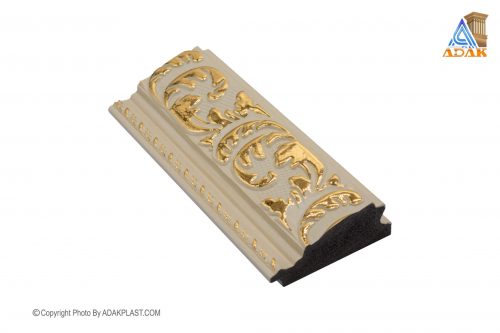 AP701-W409T - قاب عکس ۷ سانت سلطنتی - ۷ سانت سلطنتی - قاب عکس ۷ سانت سلطنتی قهوه ای - دو گل ۷ سانت - دو گل ۷ سانت قهوه ای طلایی - مواد پی وی سی مشکی -