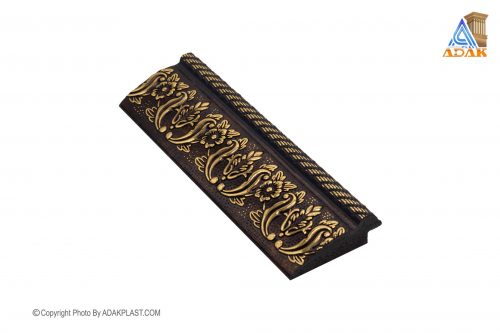 AP556-356G4 - قاب عکس ۵ سانت - قاب عکس ۵ سانت روگرد - قاب عکس رنگ قهوه ای - قاب عکس روگرد رنگ قهوه ای - قاب عکس پی وی سی - قاب عکس نیومدرن - قاب عکس روگرد گلدار -