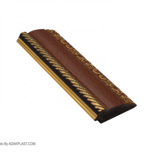 AP555-44GT - قاب عکس ۵ سانت - قاب عکس ۵ سانت روگرد - قاب عکس رنگ قهوه ای - قاب عکس روگرد رنگ قهوه ای - قاب عکس پی وی سی - قاب عکس نیومدرن - قاب عکس روگرد گلدار -