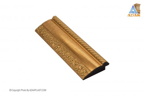 AP555-206G - قاب عکس ۵ سانت - قاب عکس ۵ سانت روگرد - قاب عکس رنگ طلایی - قاب عکس روگرد رنگ طلایی - قاب عکس پی وی سی - قاب عکس نیومدرن - قاب عکس روگرد گلدار -