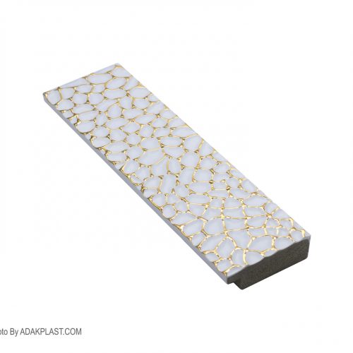 AP440-22-0T - قاب عکس ۴ سانت - قاب عکس ۴ سانت تخت - قاب عکس رنگ سفید طلایی - قاب عکس تخت رنگ سفید طلایی - قاب عکس پی وی سی - قاب عکس مدرن - قاب عکس تخت طرح لونه زنبوری -