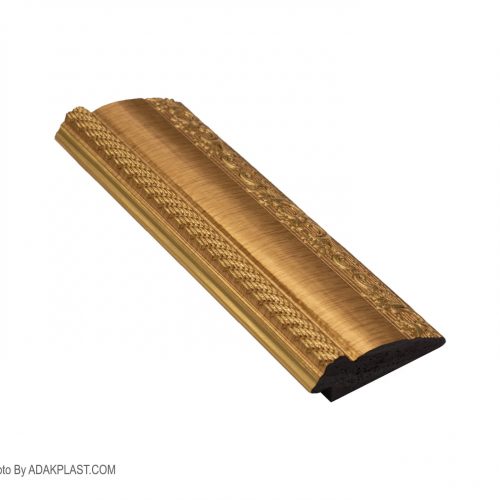 AP555-206G - قاب عکس ۵ سانت - قاب عکس ۵ سانت روگرد - قاب عکس رنگ طلایی - قاب عکس روگرد رنگ طلایی - قاب عکس پی وی سی - قاب عکس نیومدرن - قاب عکس روگرد گلدار -