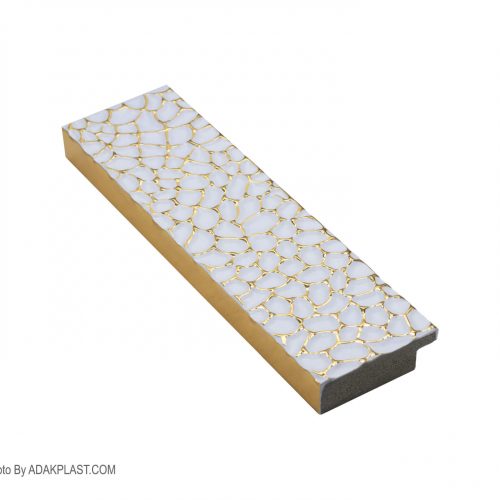 AP440-22-0T - قاب عکس ۴ سانت - قاب عکس ۴ سانت تخت - قاب عکس رنگ سفید طلایی - قاب عکس تخت رنگ سفید طلایی - قاب عکس پی وی سی - قاب عکس مدرن - قاب عکس تخت طرح لونه زنبوری -