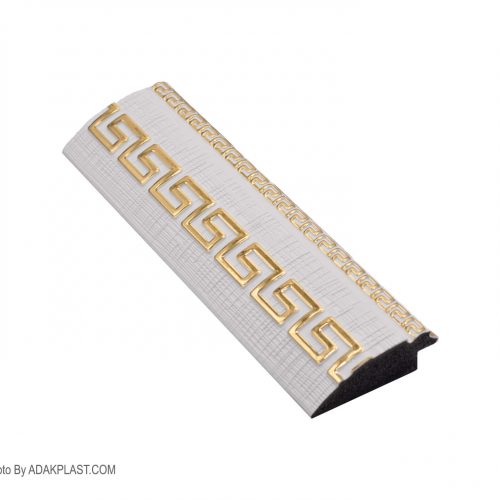 AP470-WT - قاب عکس ۴ سانت - قاب عکس ۴ سانت روگرد طرح ورساچه - قاب عکس رنگ سفید طلایی - قاب عکس روگرد رنگ سفید طلایی - قاب عکس پی وی سی - قاب عکس مدرن - قاب عکس روگرد طرح ورساچه -