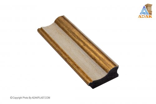 AP549-W640T - قاب عکس ۵ سانت - قاب عکس ۵ سانت روگرد - قاب عکس رنگ کرم طلایی - قاب عکس روگرد رنگ کرم طلایی - قاب عکس پی وی سی - قاب عکس نیومدرن - قاب عکس روگرد ساده - قاب اداک پلاست -