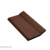 AD861-262S - 8cm skirting board - 8cm edged skirting board - Brown colored skirting board - Brown colored skirting board - PVC skirting board - Modern skirting board - Edged skirting board -