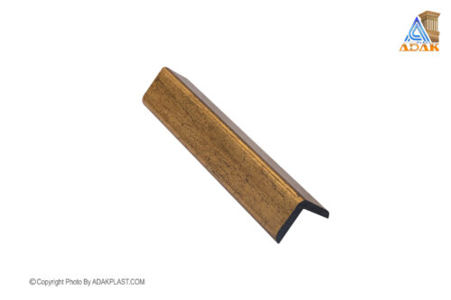 AD320-216 - نبشی 3 سانت - نبشی 3 سانت طرح ساده - نبشی رنگ طلایی -نبشی پی وی سی - نبشی مدرن -