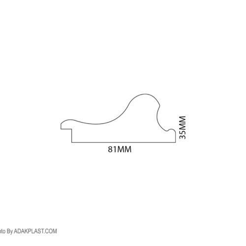 AP815-206-17T - قاب عکس 8 سانت -قالب قاب عکس 8 سانت - -قالب قاب عکس سلطنتی - قاب عکس پی وی سی - قاب عکس مدرن -