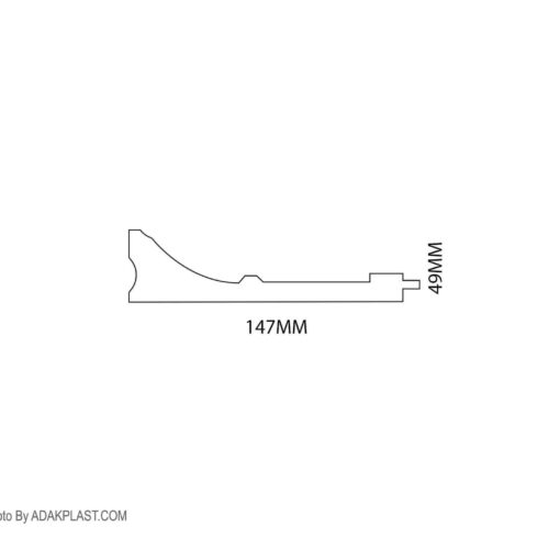 AD1480-W640T - کتیبه پرده 14سانت - کتیبه پرده14 سانت طرح سلطنتی - کتیبه پرده رنگ خاکی طلایی - کتیبه پرده پی وی سی - کتیبه پرده مدرن -