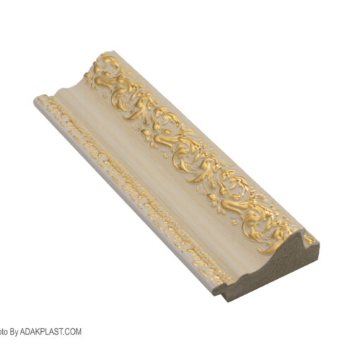 AP565-W409T - قاب عکس5 سانت - قاب عکس 5 سانت طرح قوس دار - قاب عکس رنگ کرم طلایی - قاب عکس طرح قوس دار رنگ کرم طلایی - قاب عکس پی وی سی - قاب عکس مدرن -