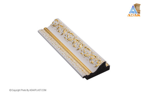 AP565-WT - قاب عکس5 سانت - قاب عکس 5 سانت طرح قوس دار - قاب عکس رنگ سفید طلایی - قاب عکس طرح قوس دار رنگ سفید طلایی - قاب عکس پی وی سی - قاب عکس مدرن -