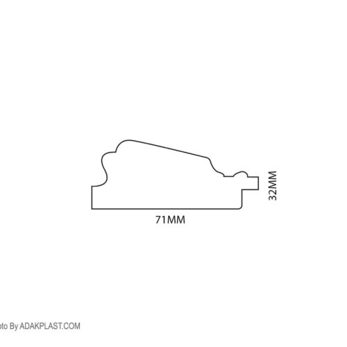 AP703-31104T - قاب عکس 7 سانت -قالب قاب عکس 7 سانت - -قالب قاب عکس سلطنتی - قاب عکس پی وی سی - قاب عکس مدرن -
