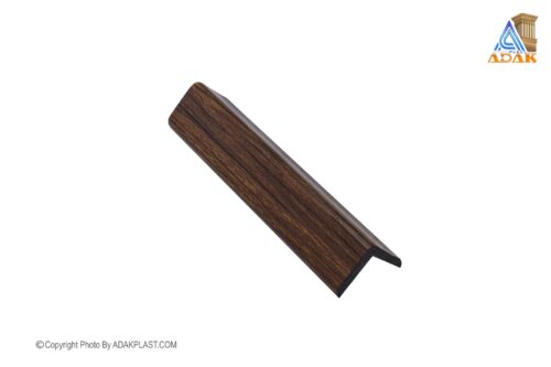 AD320-260-81 - نبشی 3 سانت - نبشی 3 سانت طرح ساده - نبشی رنگ قهوه ای خط دار -نبشی پی وی سی - نبشی مدرن -