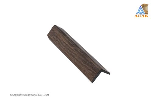 AD320-9473 - نبشی 3 سانت - نبشی 3 سانت طرح ساده - نبشی رنگ قهوه ای سوخته -نبشی پی وی سی - نبشی مدرن -