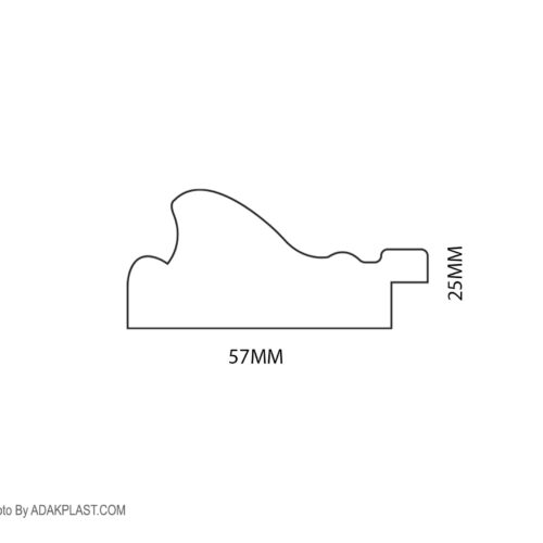 AP565-18-206T - قاب عکس5 سانت -قالب قاب عکس 5 سانت - -قالب قاب عکس سلطنتی - قاب عکس پی وی سی - قاب عکس مدرن -