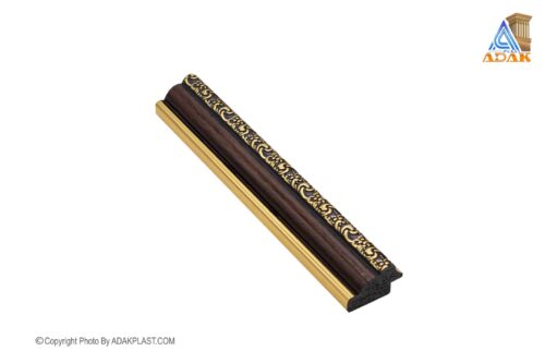 AP306-44MG - قاب عکس3 سانت - قاب عکس 3 سانت روگرد گل دار - قاب عکس رنگ قهوه ای طلایی- قاب عکس روگرد گل دار رنگ قهوه ای طلایی - قاب عکس پی وی سی - قاب عکس مدرن -