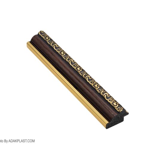 AP306-44MG - قاب عکس3 سانت - قاب عکس 3 سانت روگرد گل دار - قاب عکس رنگ قهوه ای طلایی- قاب عکس روگرد گل دار رنگ قهوه ای طلایی - قاب عکس پی وی سی - قاب عکس مدرن -