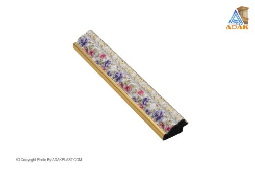 AP306-W1358G - قاب عکس3 سانت - قاب عکس 3 سانت روگرد گل دار - قاب عکس رنگی- قاب عکس روگرد گل دار رنگی - قاب عکس پی وی سی - قاب عکس مدرن -