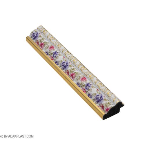 AP306-W1358G - قاب عکس3 سانت - قاب عکس 3 سانت روگرد گل دار - قاب عکس رنگی- قاب عکس روگرد گل دار رنگی - قاب عکس پی وی سی - قاب عکس مدرن -