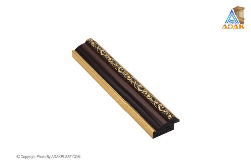 AP310-44M - قاب عکس3 سانت - قاب عکس 3 سانت روگرد گل دار - قاب عکس رنگ قهوه ای طلایی- قاب عکس روگرد گل دار رنگ قهوه ای طلایی - قاب عکس پی وی سی - قاب عکس مدرن -