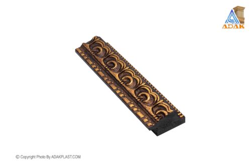 AP445-31966 - قاب عکس4 سانت - قاب عکس 4 سانت قوس دار - قاب عکس رنگ قهوه ای طلایی - قاب عکس تخت برگ رنگ قهوه ای - قاب عکس پی وی سی - قاب عکس مدرن -