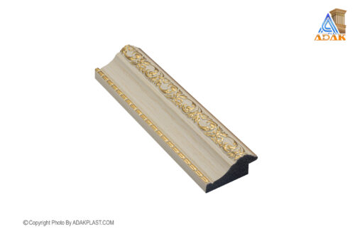 AP447-W409T- قاب عکس4 سانت - قاب عکس 4 سانت قوس دار - قاب عکس رنگ کرم طلایی - قاب عکس تقوس دار رنگ کرم طلایی - قاب عکس پی وی سی - قاب عکس مدرن -