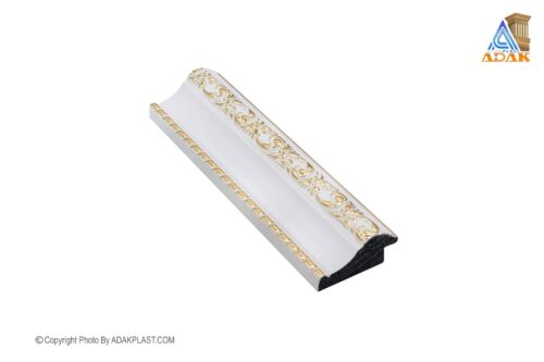 AP447-WGT- قاب عکس4 سانت - قاب عکس 4 سانت قوس دار - قاب عکس رنگ سفید طلایی - قاب عکس قوس دار رنگ سفید طلایی - قاب عکس پی وی سی - قاب عکس مدرن -