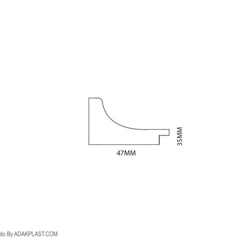 AP475-64 - قاب عکس4 سانت - قاب عکس 4 سانت طرح قوس دار - قاب عکس رنگ مشکی - قاب عکس طرح قوس دار رنگ مشکی - قاب عکس پی وی سی - قاب عکس مدرن -