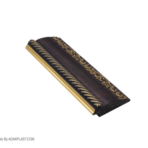 AP555-356GT - قاب عکس ۵ سانت - قاب عکس ۵ سانت روگرد - قاب عکس رنگ قهوه ای طلایی - قاب عکس روگرد رنگ قهوه ای طلایی - قاب عکس پی وی سی - قاب عکس نیومدرن - قاب عکس روگرد گلدار -