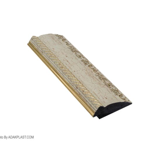 AP555-W640T - قاب عکس ۵ سانت - قاب عکس ۵ سانت روگرد - قاب عکس رنگ کرم طلایی - قاب عکس روگرد رنگ کرم طلایی - قاب عکس پی وی سی - قاب عکس نیومدرن - قاب عکس روگرد گلدار -