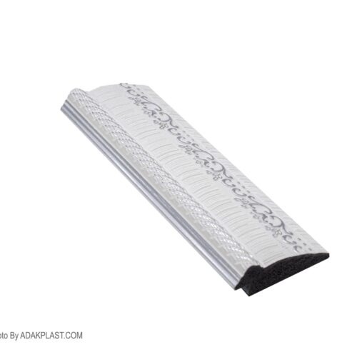 AP555-WGN - قاب عکس ۵ سانت - قاب عکس ۵ سانت روگرد - قاب عکس رنگ سفید نقره ای - قاب عکس روگرد رنگ سفید نقره ای - قاب عکس پی وی سی - قاب عکس نیومدرن - قاب عکس روگرد گلدار -