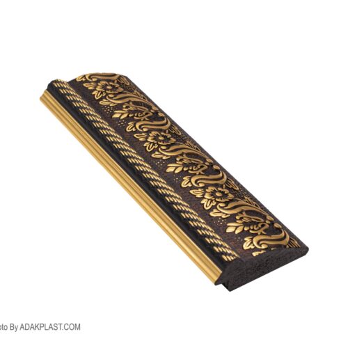 AP556-356G4 - قاب عکس ۵ سانت - قاب عکس ۵ سانت روگرد - قاب عکس رنگ قهوه ای طلایی - قاب عکس روگرد رنگ قهوه ای طلایی - قاب عکس پی وی سی - قاب عکس نیومدرن - قاب عکس روگرد گلدار -