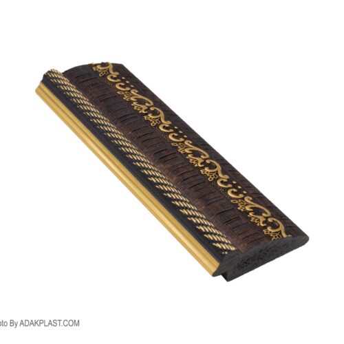 AP556-356GT - قاب عکس ۵ سانت - قاب عکس ۵ سانت روگرد - قاب عکس رنگ قهوه ای طلایی - قاب عکس روگرد رنگ قهوه ای طلایی - قاب عکس پی وی سی - قاب عکس نیومدرن - قاب عکس روگرد گلدار -