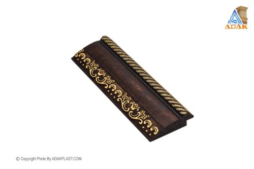 AP556-G4 - قاب عکس ۵ سانت - قاب عکس ۵ سانت روگرد - قاب عکس رنگ قهوه ای طلایی - قاب عکس روگرد رنگ قهوه ای طلایی - قاب عکس پی وی سی - قاب عکس نیومدرن - قاب عکس روگرد گلدار -