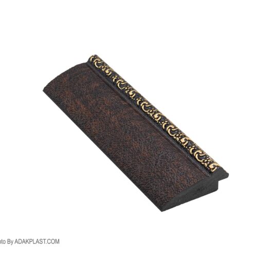 AP558-356E - قاب عکس ۵ سانت - قاب عکس ۵ سانت روگرد - قاب عکس رنگ قهوه ای طلایی - قاب عکس روگرد رنگ قهوه ای طلایی - قاب عکس پی وی سی - قاب عکس نیومدرن - قاب عکس روگرد گلدار -