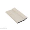 AD861-W169 - 8 cm skirting board - 8 cm edged skirting board - White wood design skirting board - Wood design white skirting board - PVC skirting board - Modern skirting board - Edged skirting board -