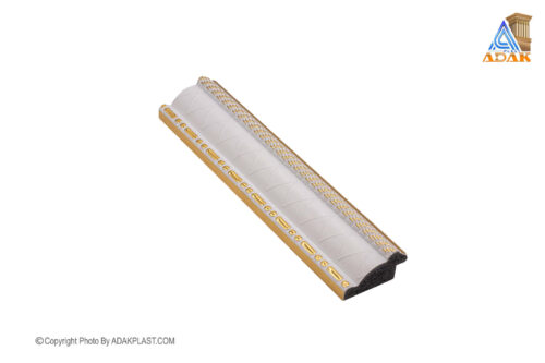 AP352-WT - قاب عکس ۳ سانت - قاب عکس ۳ سانت رو قوس دار - قاب عکس رنگ سفید طلایی - قاب عکس رو قوس دار رنگ سفید طلایی- قاب عکس پی وی سی - قاب عکس مدرن - قاب عکس روقوس دار -