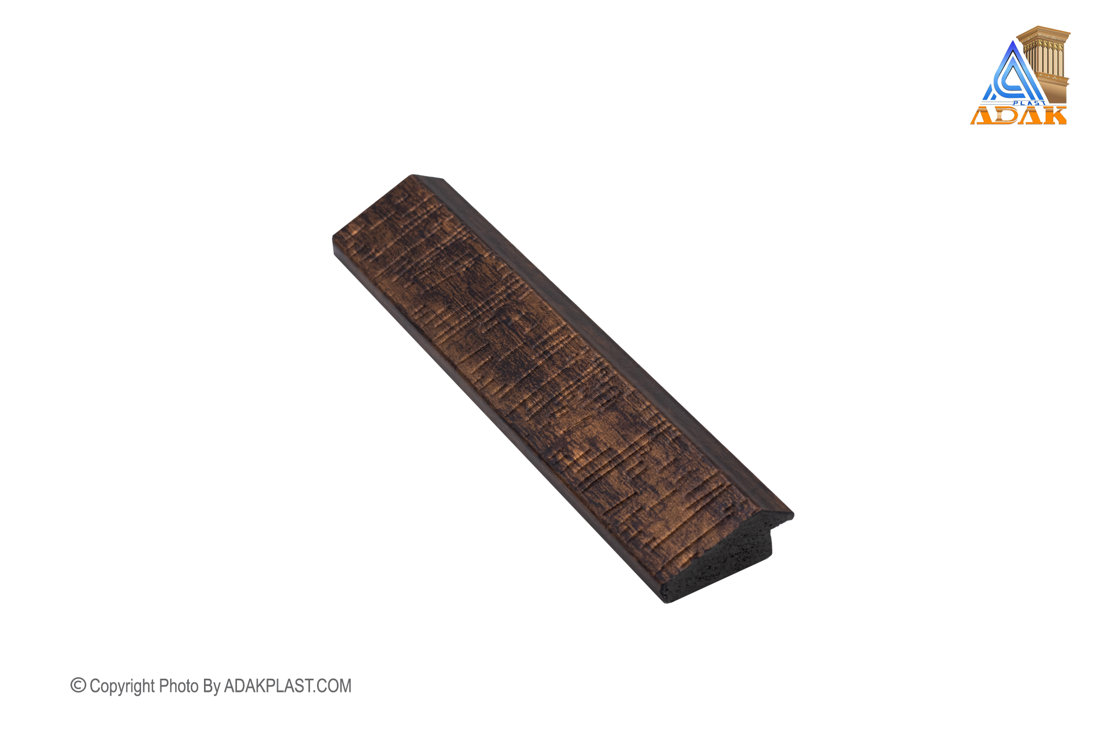 AP374-319 - قاب عکس ۳ سانت - قاب عکس ۳ سانت شیب دار طرح خطی - قاب عکس رنگ شکلاتی روشن - قاب عکس شیب دار طرح خطی رنگ شکلاتی روشن - قاب عکس پی وی سی - قاب عکس مدرن - قاب عکس روقوس دار -