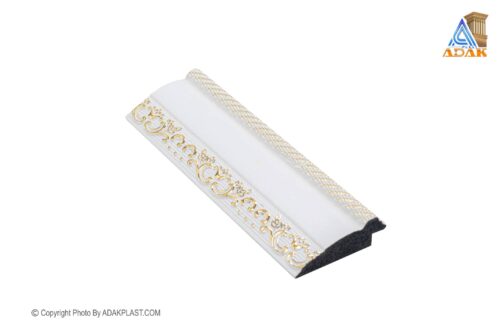 AP555-WGT - قاب عکس ۵ سانت - قاب عکس ۵ سانت روگرد گل دار - قاب عکس رنگ سفید طلایی - قاب عکس روگرد گل دار رنگ سفید طلایی - قاب عکس پی وی سی - قاب عکس نیومدرن - قاب عکس روگرد گلدار -