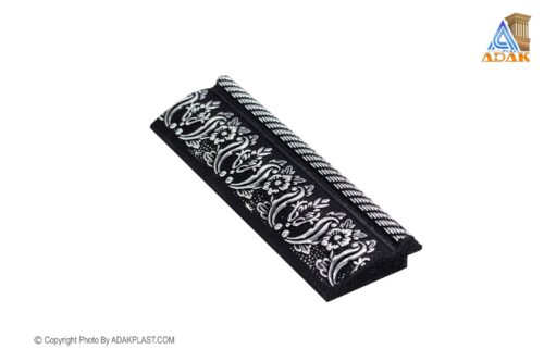 AP556-46GN4 - قاب عکس ۵ سانت - قاب عکس ۵ سانت روگرد گل دار- قاب عکس رنگ مشکی نقره ای - قاب عکس روگرد گل دار رنگ مشکی نقره ای - قاب عکس پی وی سی - قاب عکس نیومدرن - قاب عکس روگرد گلدار -